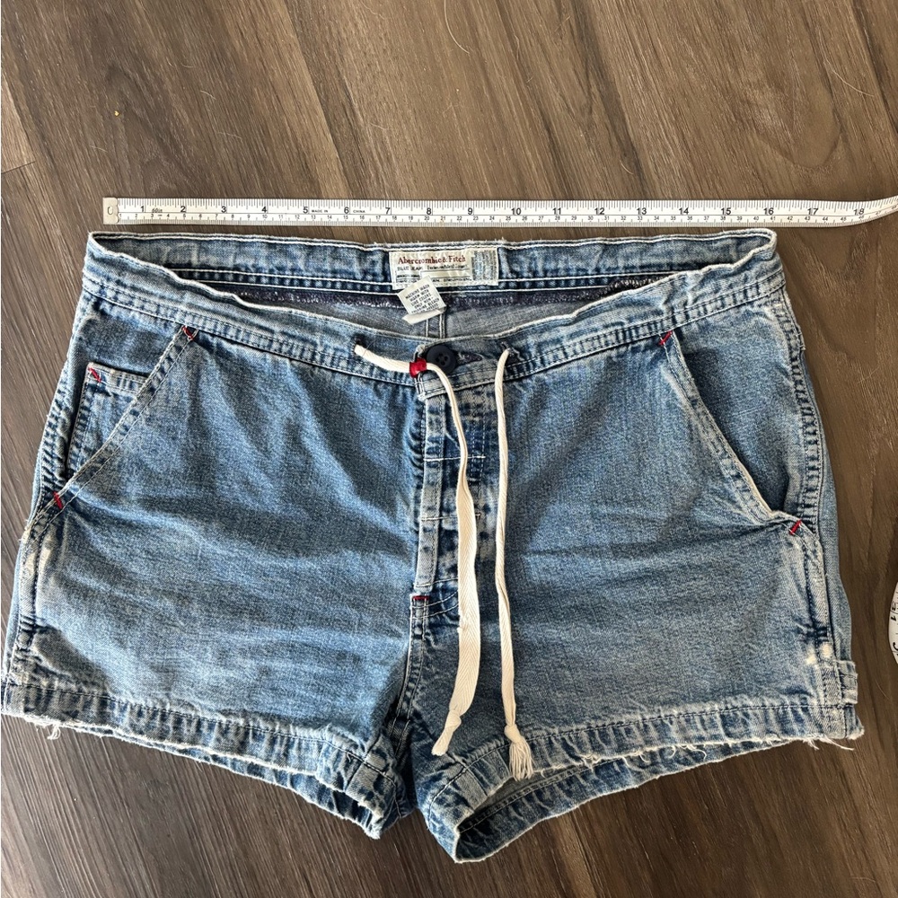 Light Wash Denim Drawstring Women's Shorts